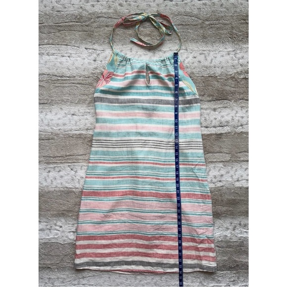 Tommy Bahama Women’s Kohala Stripe Halter Dress in Ice Cave Size M - Picture 8 of 13